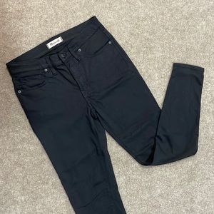 Madewell Black Denim skinny slim fit